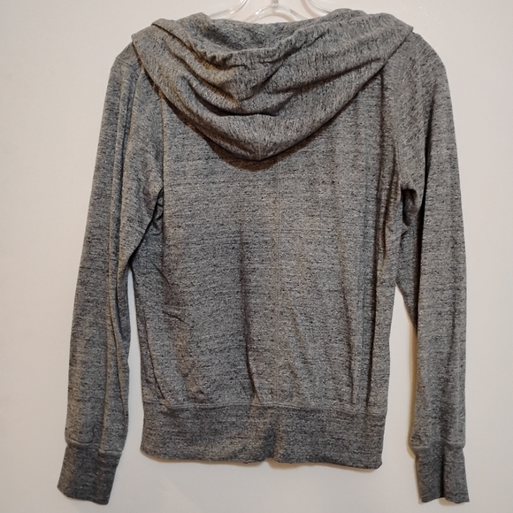 Nike Kids Gray Zip-Up Natural Soft Cotton & Polyester Hoodie S - Picture 2 of 9